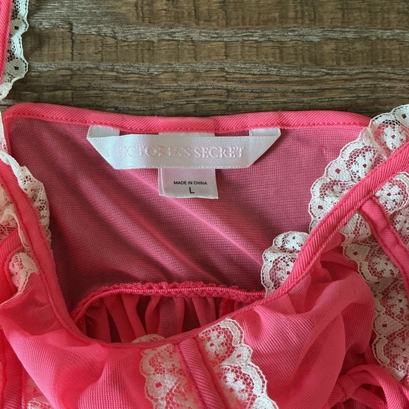 Victoria Secret Chic Pink Lace Chemise Set - Picture 5 of 5